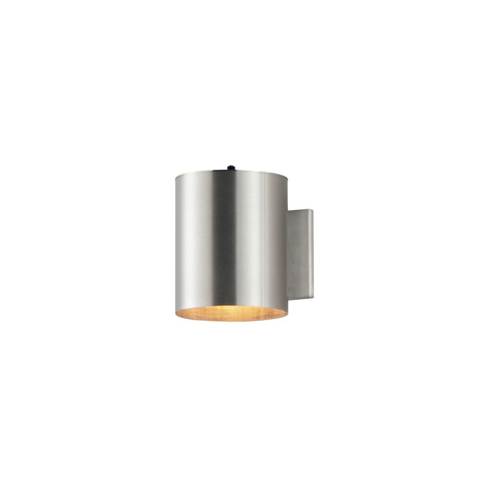Maxim 26106AL/PHC One Light Outdoor Wall Lantern, Brushed Aluminum