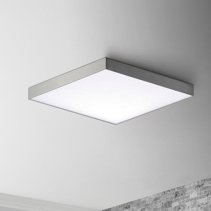 Maxim 57675WTSN LED Flush Mount, Satin Nickel