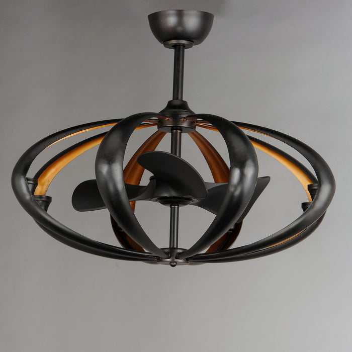 Maxim 61009BZGLD LED Fandelight, Bronze / Gold