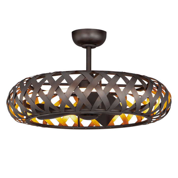 Maxim 61010BZGTGLD LED Fandelight, Bronze Gilt / Gold