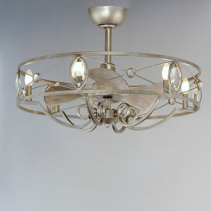 Maxim 61013SM LED Fandelight, Silver Mist
