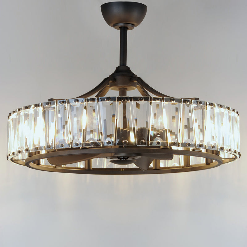 Maxim 61018BK LED Fandelight, Black