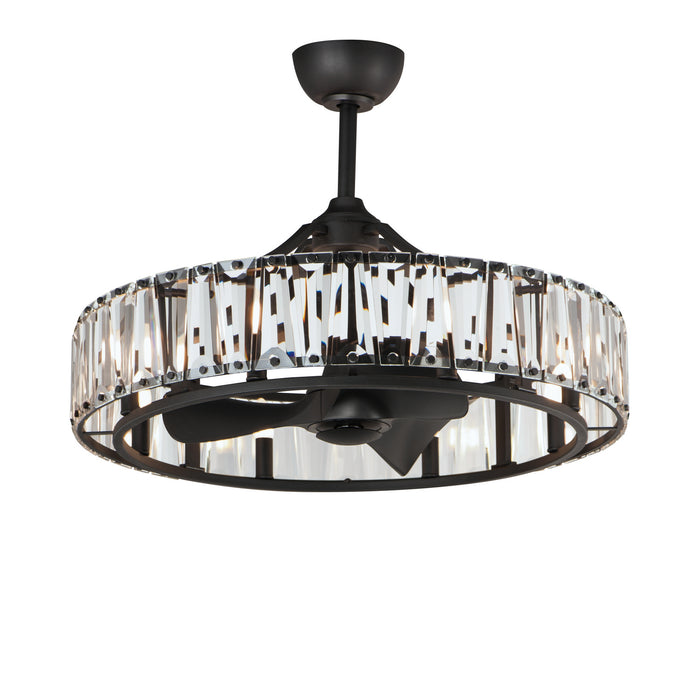 Maxim 61018BK LED Fandelight, Black