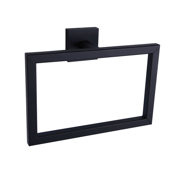 Canarm BA101A09BK Towel Ring, Black