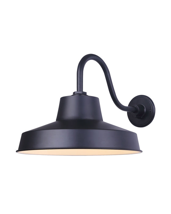 Canarm BL14WACBK One Light Outdoor Lantern, Black