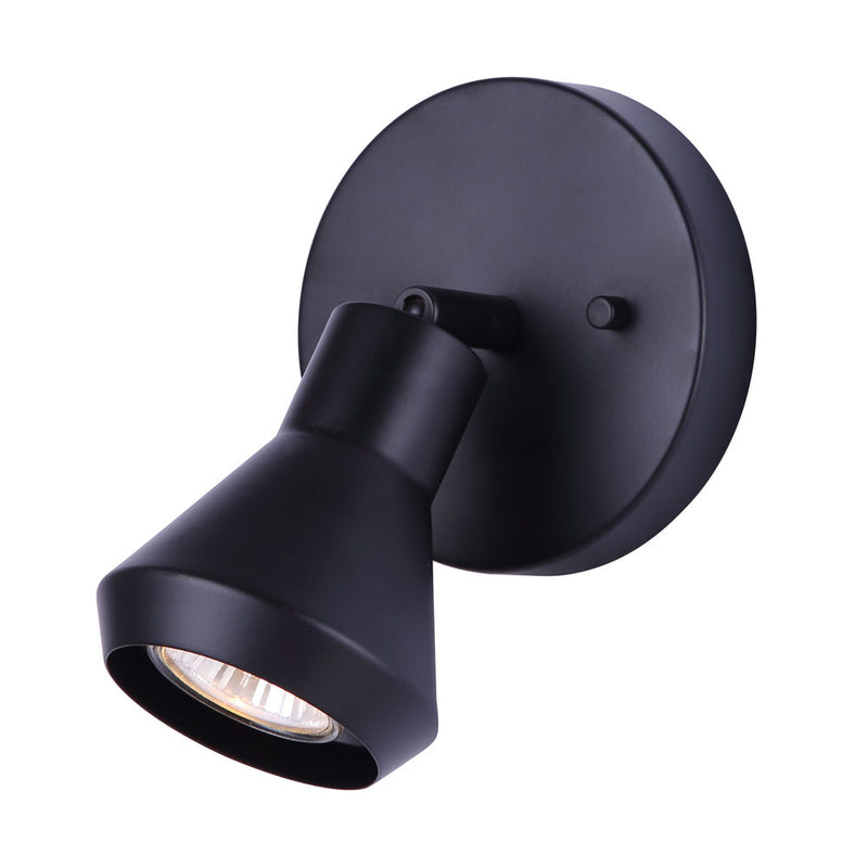 Canarm ICW1020A01BK10 One Light Ceiling/Wall Mount, Black