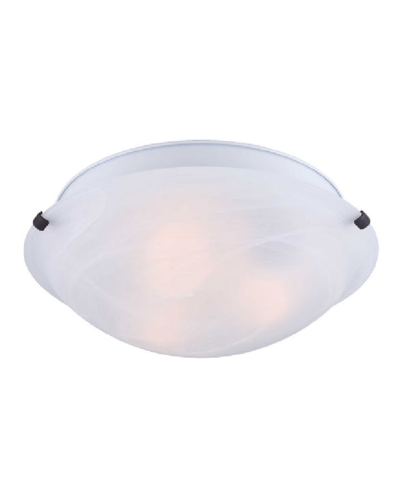 Canarm IFM1616BK Three Light Flush Mount, Black