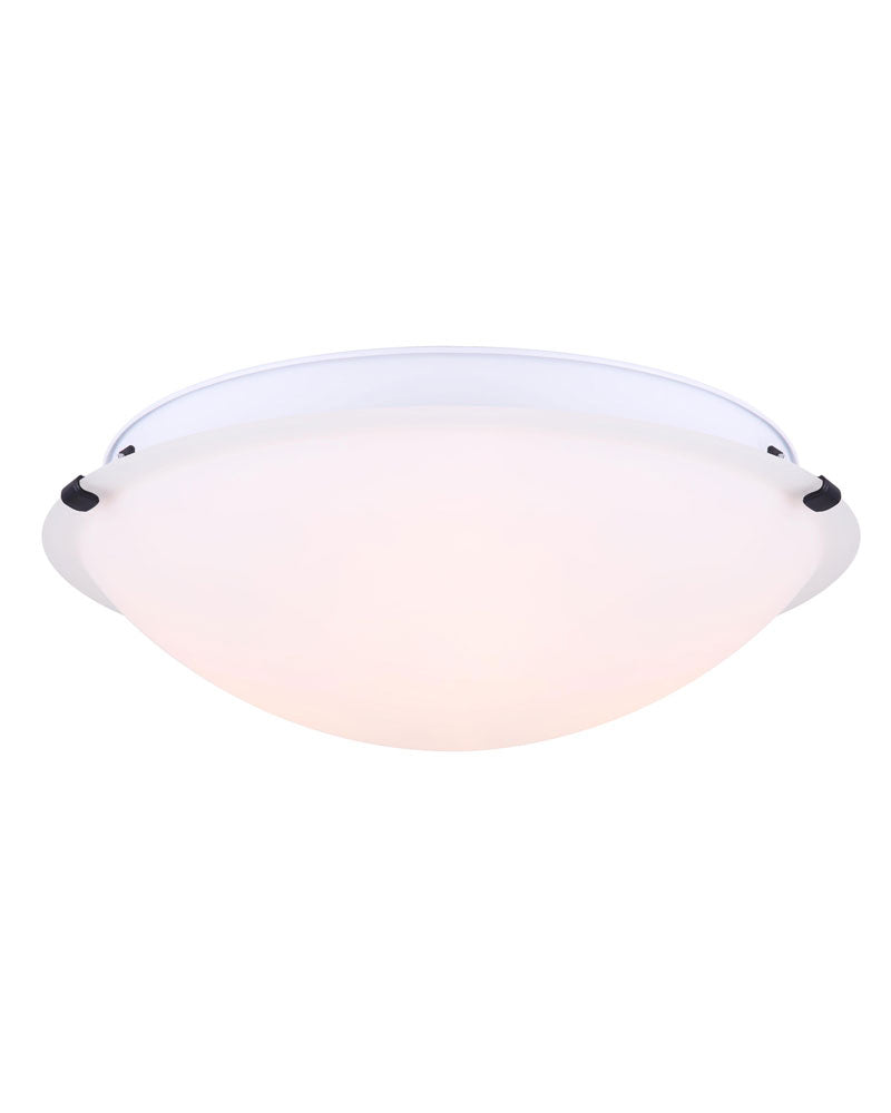 Canarm IFM1616BK-O Three Light Flush Mount, Black