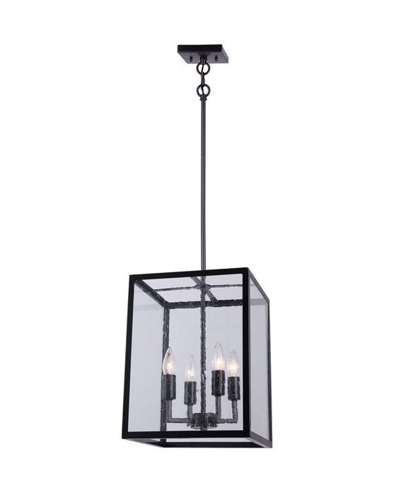 Canarm IOL533BK Four Light Outdoor Pendant, Black