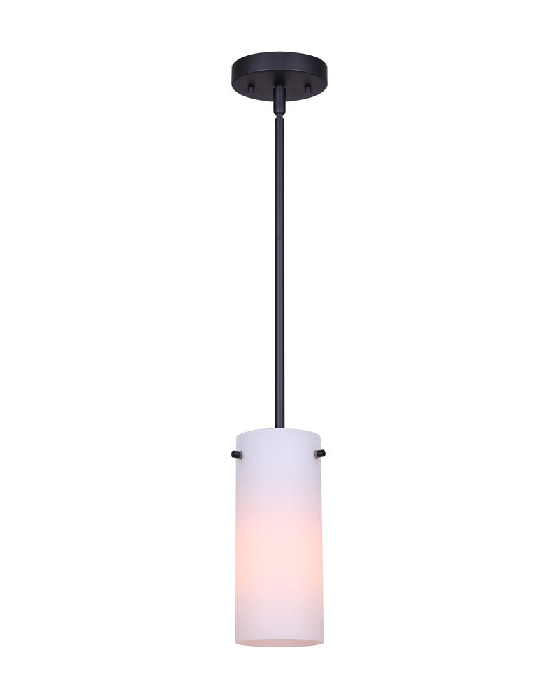 Canarm IPL1063A01BK One Light Pendant, Black