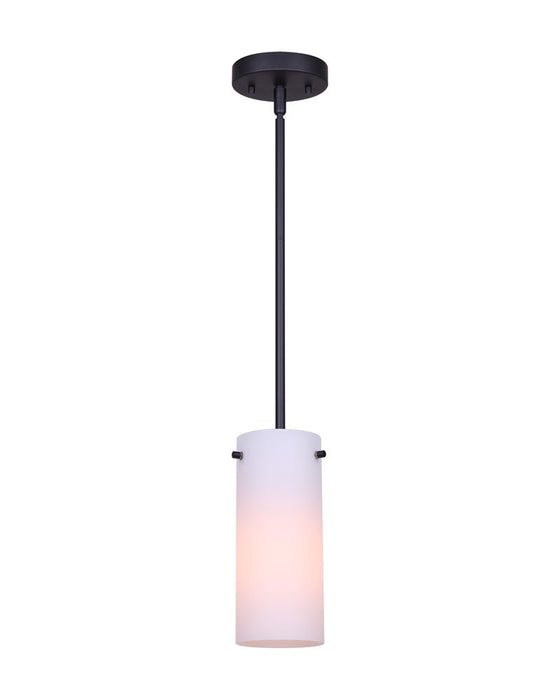 Canarm IPL1063A01BK One Light Pendant, Black