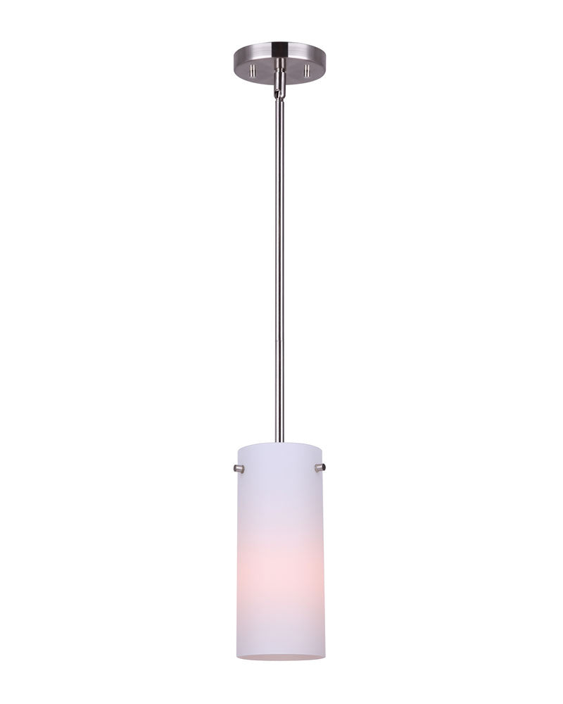 Canarm IPL1063A01BN One Light Pendant, Brushed Nickel