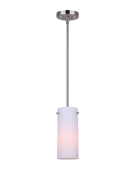 Canarm IPL1063A01BN One Light Pendant, Brushed Nickel