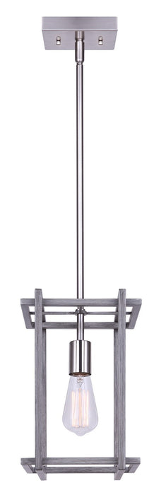 Canarm IPL1066A01BNB One Light Pendant, Brushed Nickel