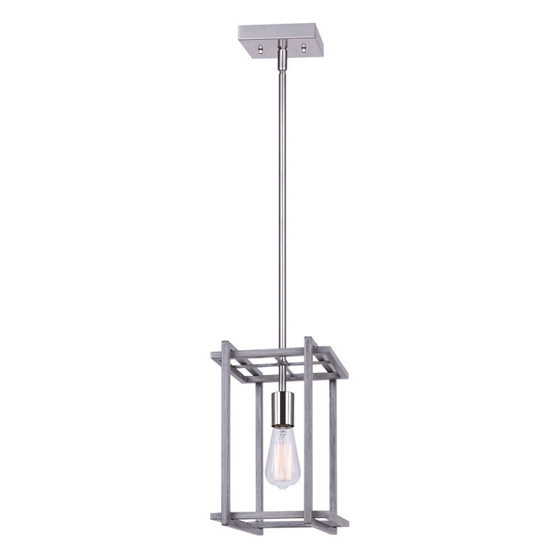 Canarm IPL1066A01BNB One Light Pendant, Brushed Nickel