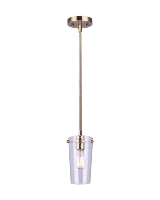 Canarm IPL1080A01GD One Light Pendant, Gold