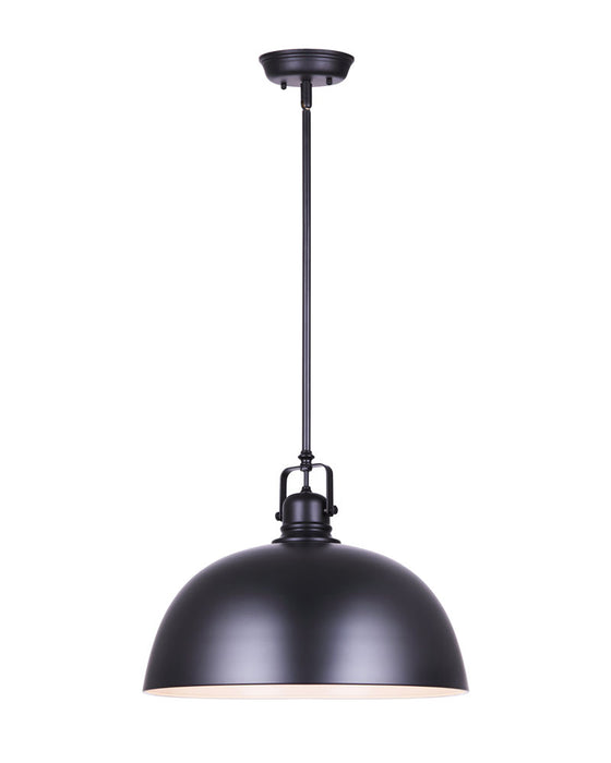 Canarm IPL222B01BK16 One Light Pendant, Black