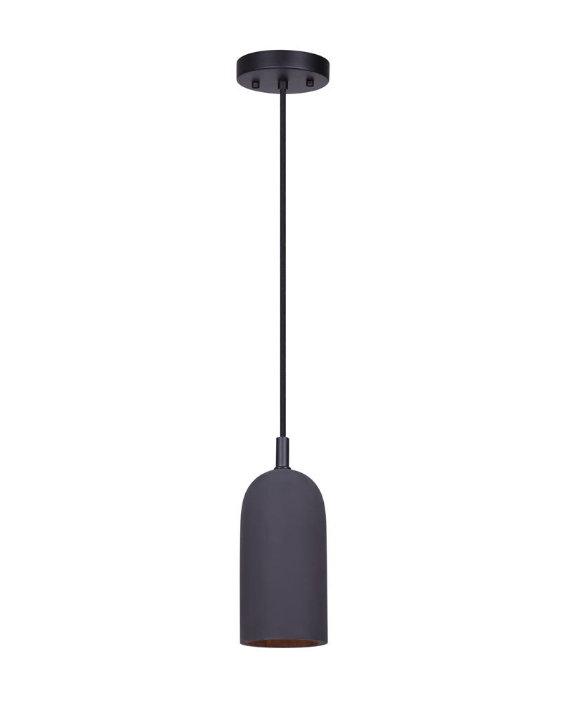 Canarm IPL729B01BK One Light Pendant, Black