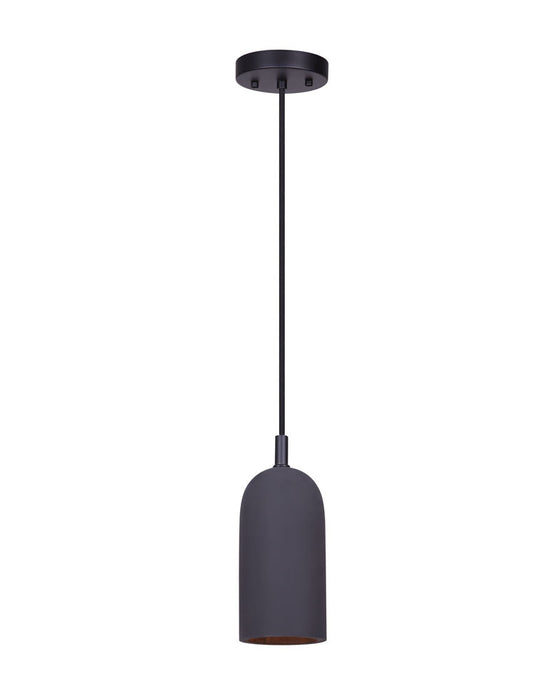 Canarm IPL729B01BK One Light Pendant, Black