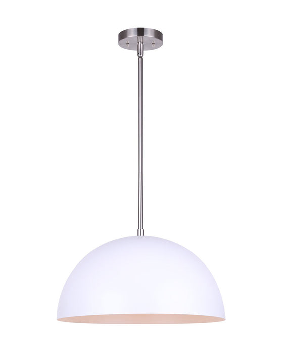 Canarm IPL734B01BNH One Light Pendant, Brushed Nickel