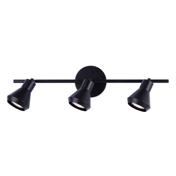 Canarm IT1020A03BK10 Three Light Track Lighting, Black