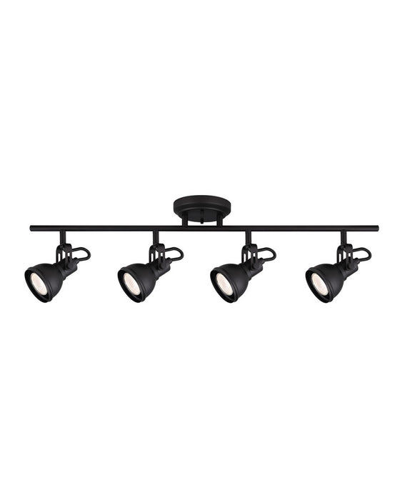 Canarm IT622A04BK10 Four Light Track, Black