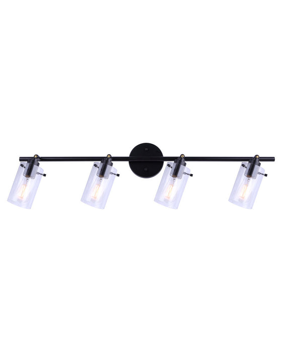 Canarm IT759A04BK Four Light Track Lighting, Black