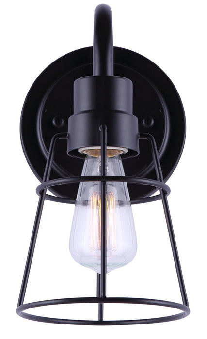 Canarm IVL1053A01BK One Light Vanity, Black