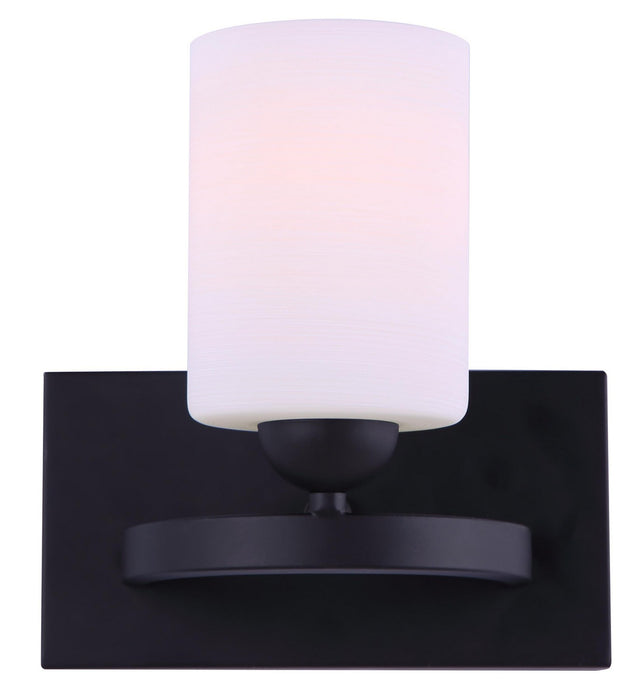 Canarm IVL370A01BK One Light Vanity, Black