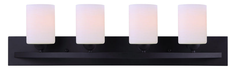 Canarm IVL370A04BK Four Light Vanity, Black