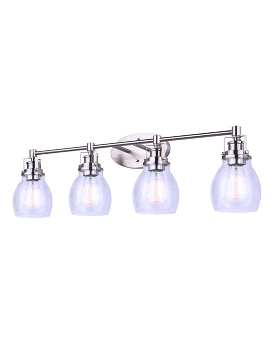 Canarm IVL705A04BN Four Light Vanity, Brushed Nickel