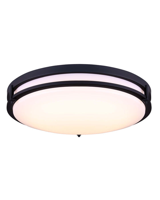 Canarm LFM112A19BK LED Flush Mount, Black