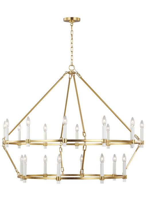 Visual Comfort Studio CC14420BBS 20 Light Chandelier, Burnished Brass