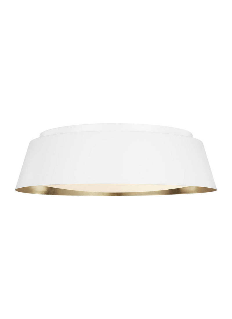Visual Comfort Studio EF1005MWT Four Light Flush Mount, Matte White