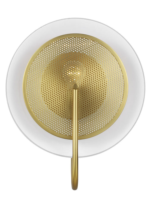 Visual Comfort Studio KWL1071BBS One Light Wall Sconce / Flush Mount, Burnished Brass