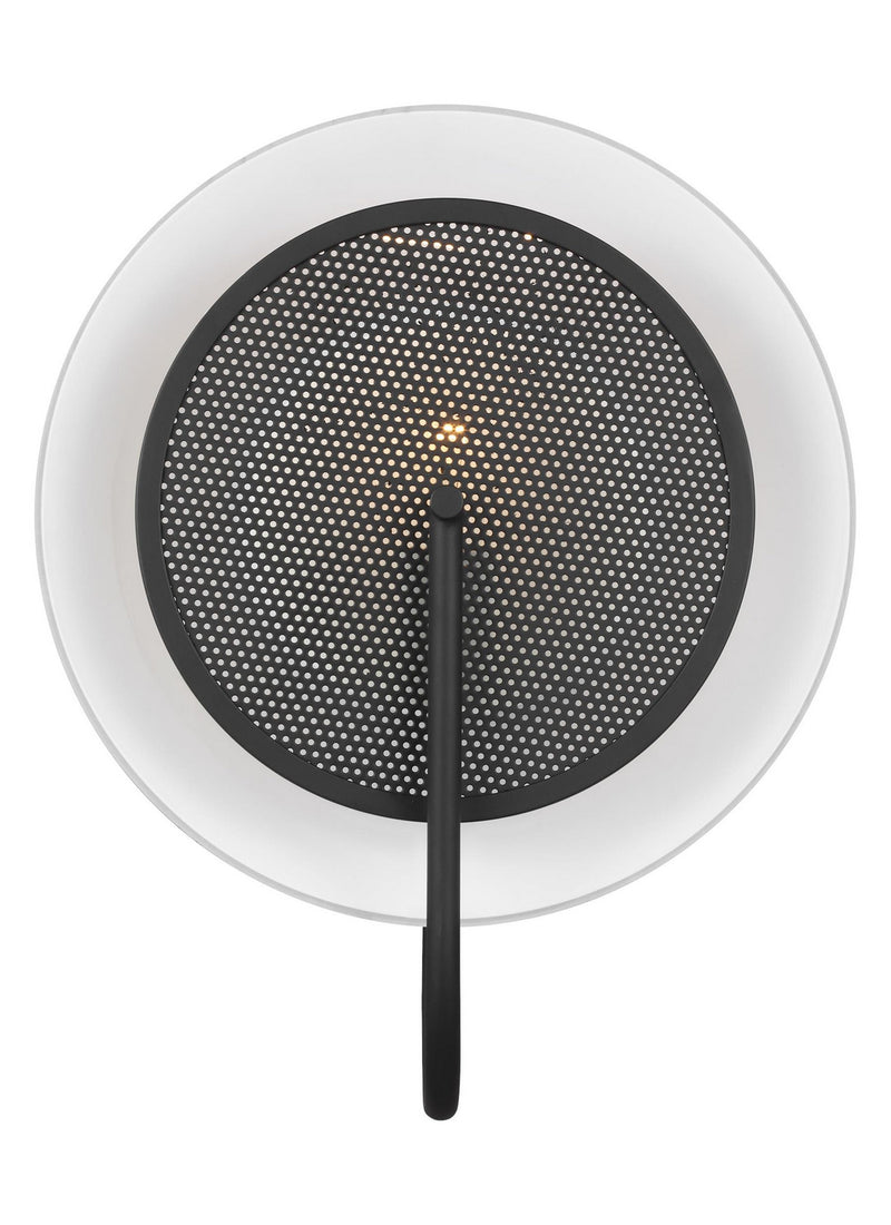 Visual Comfort Studio KWL1071MBK One Light Wall Sconce / Flush Mount, Midnight Black