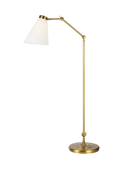 Visual Comfort Studio TT1101BBS1 One Light Floor Lamp, Burnished Brass