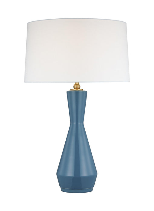 Visual Comfort Studio TT1221LAQ1 One Light Table Lamp, Lucent Aqua