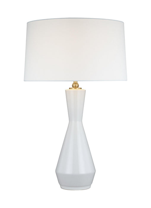 Visual Comfort Studio TT1221SIV1 One Light Table Lamp, Soft Ivory