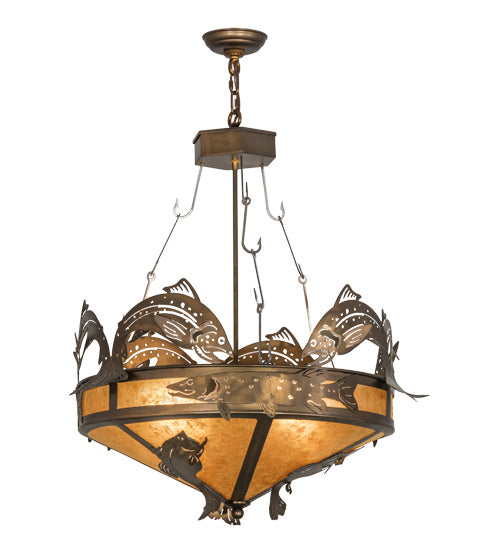 Meyda Tiffany 50167 12 Light Pendant, Antique Copper