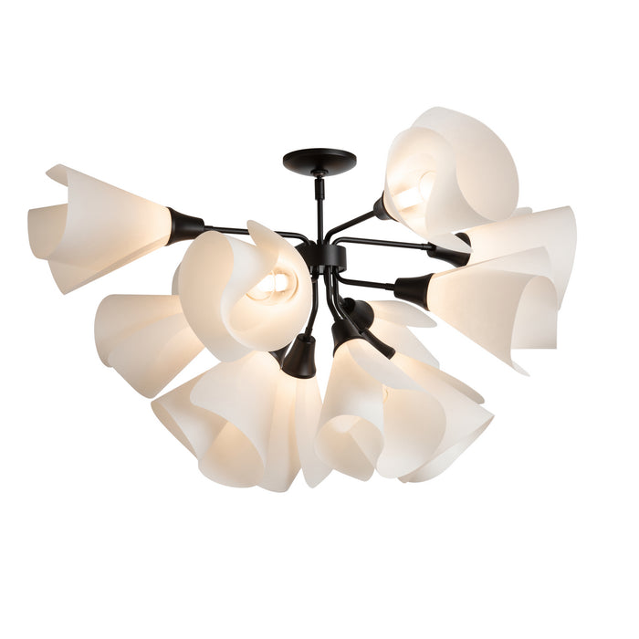 Hubbardton Forge 124362-SKT-10-SH1987 LED Semi-Flush Mount, Black