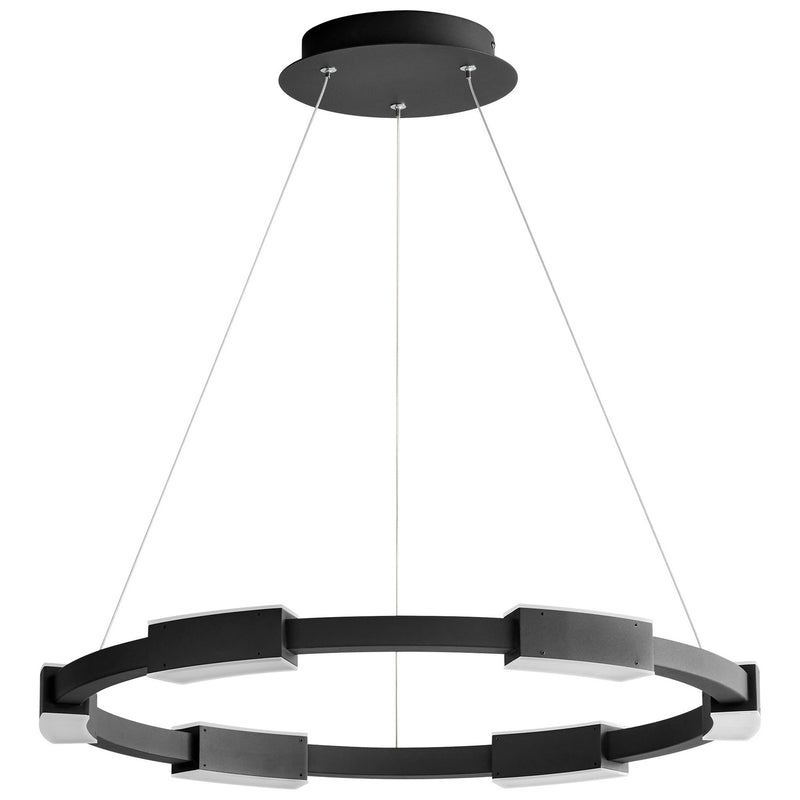 Quorum 3-22-15 LED Pendant, Black