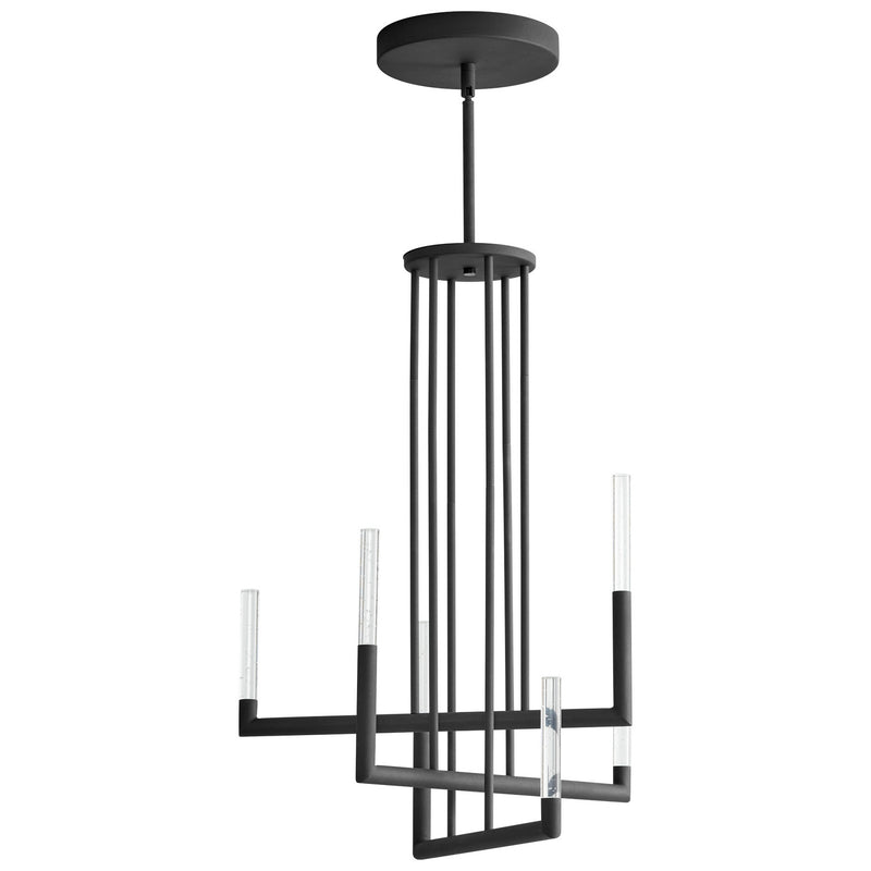 Quorum 3-24-15 LED Chandelier, Black