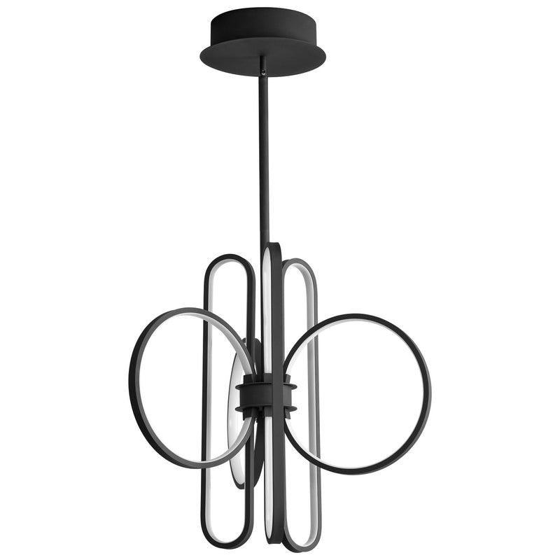 Quorum 3-25-15 LED Pendant, Black