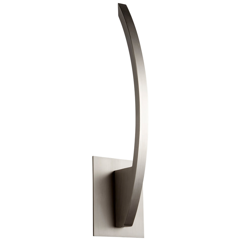 Quorum 3-553-24 LED Wall Sconce, Satin Nickel