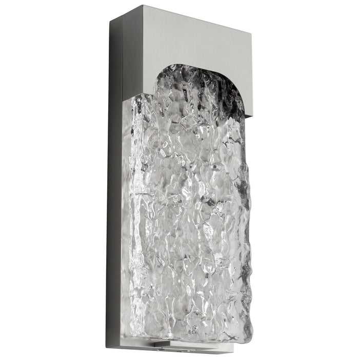 Oxygen 3-725-24 LED Outdoor Wall Sconce, Satin Nickel