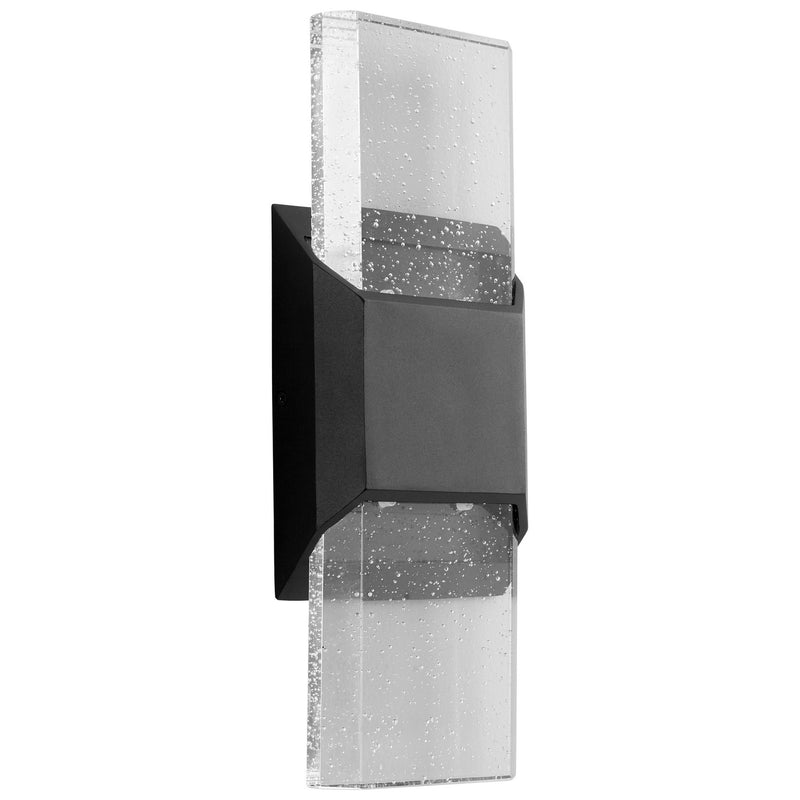 Quorum 3-756-15 LED Outdoor Wall Sconce, Black