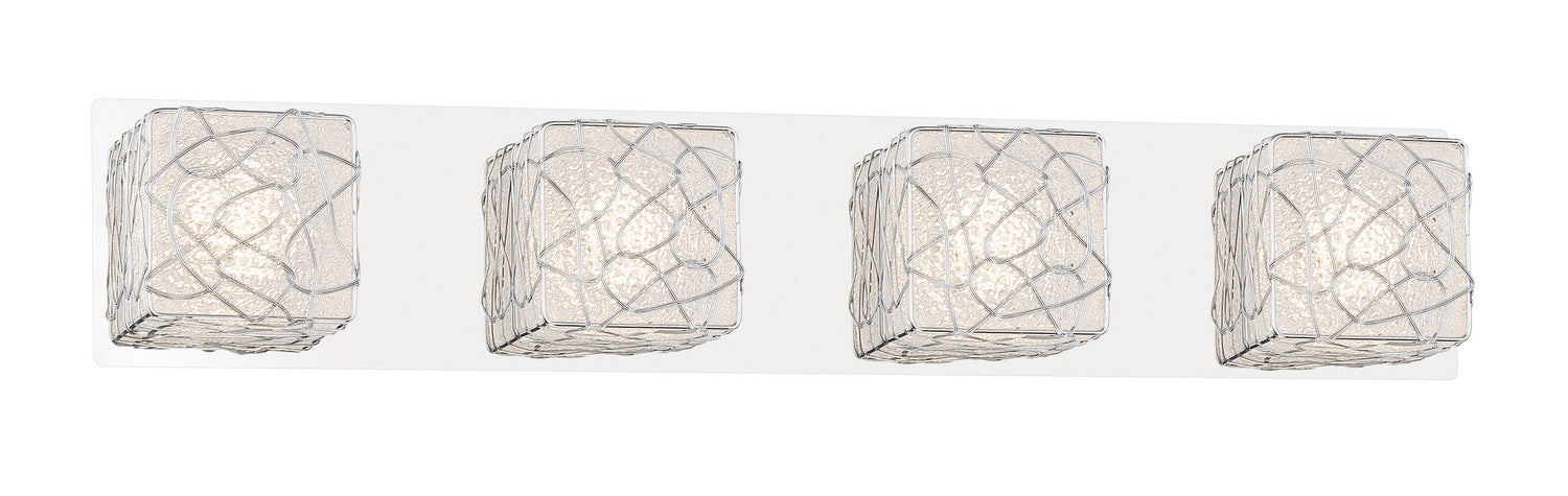 George Kovacs P5294-077-L LED Bath Vanity, Chrome