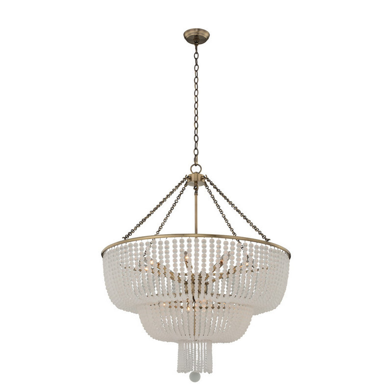 Kalco 511857BCG 12 Light Pendant, Brushed Champagne Gold