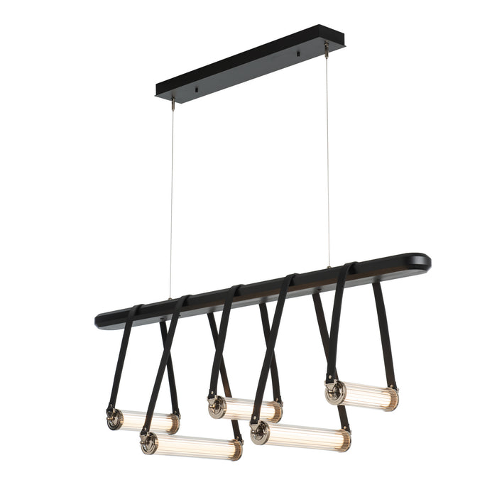 Hubbardton Forge 131053-LED-STND-10-24-LK-WB-ZM0704 LED Pendant, Black